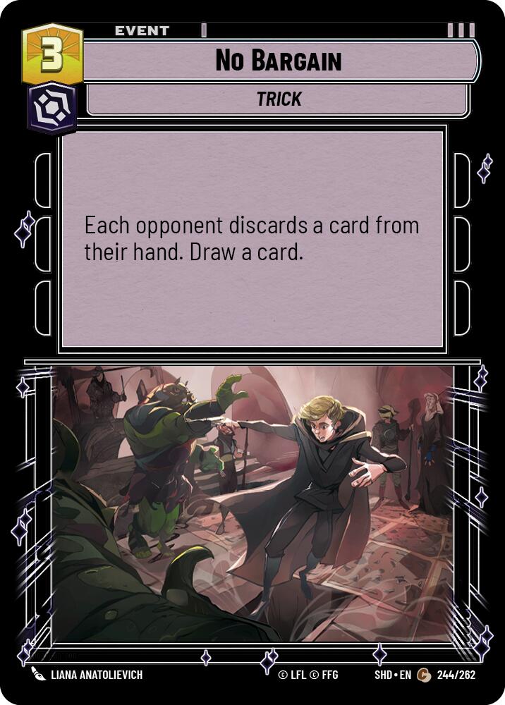 No Bargain (244/262) [Shadows of the Galaxy] | Grognard Games