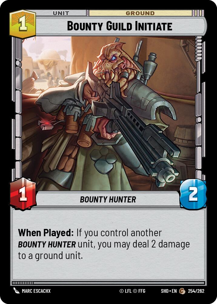 Bounty Guild Initiate (254/262) [Shadows of the Galaxy] | Grognard Games