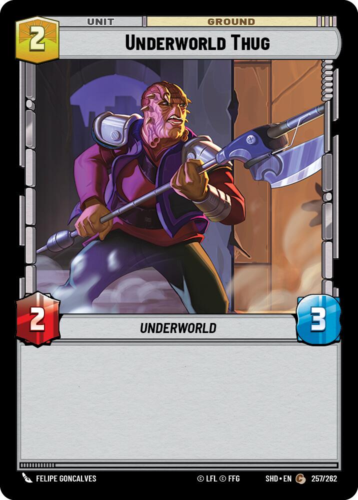 Underworld Thug (257/262) [Shadows of the Galaxy] | Grognard Games
