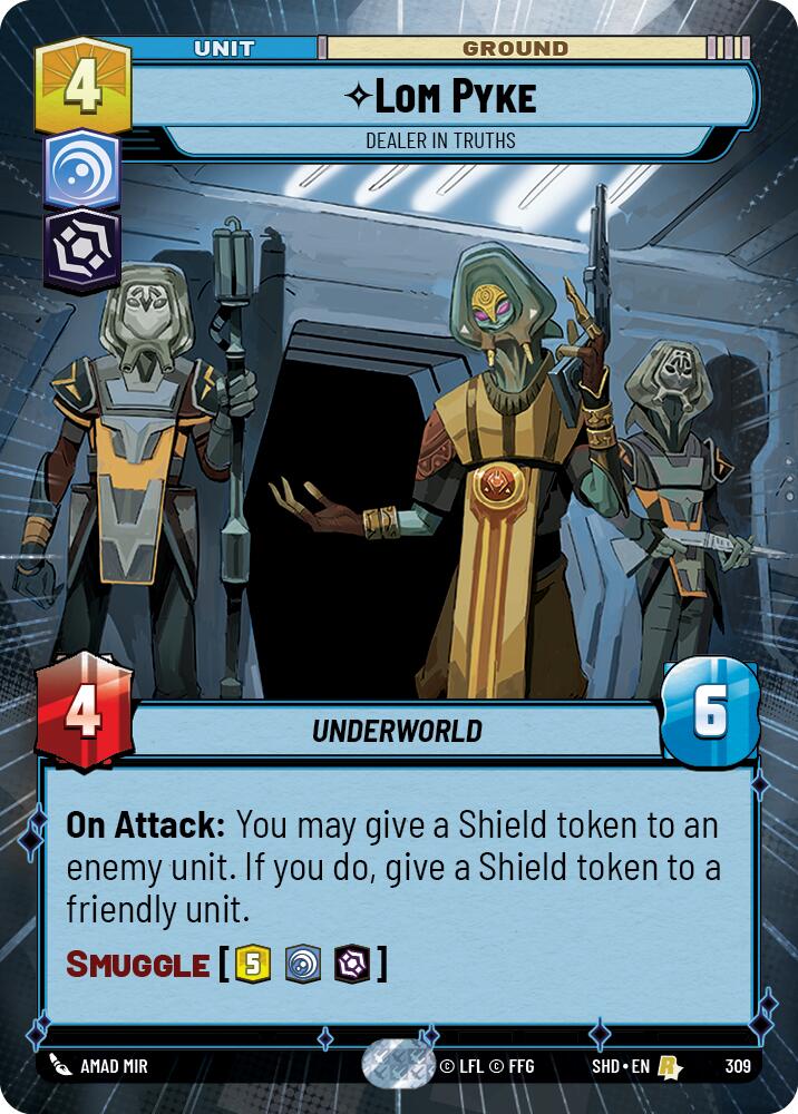 Lom Pyke - Dealer in Truths (Hyperspace) (309) [Shadows of the Galaxy] | Grognard Games
