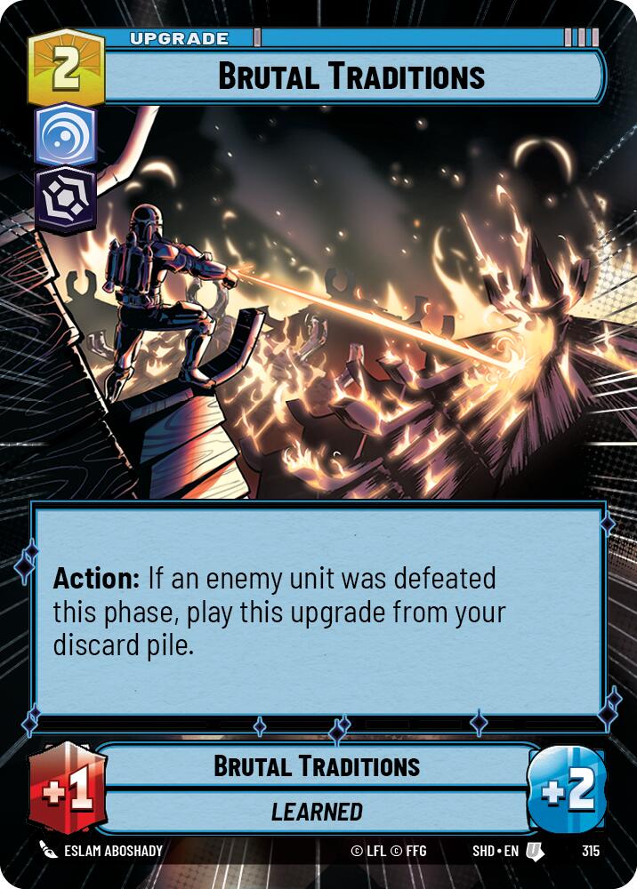 Brutal Traditions (Hyperspace) (315) [Shadows of the Galaxy] | Grognard Games