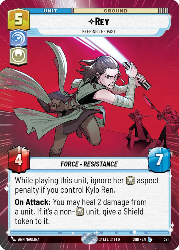 Rey - Keeping the Past (Hyperspace) (321) [Shadows of the Galaxy] | Grognard Games