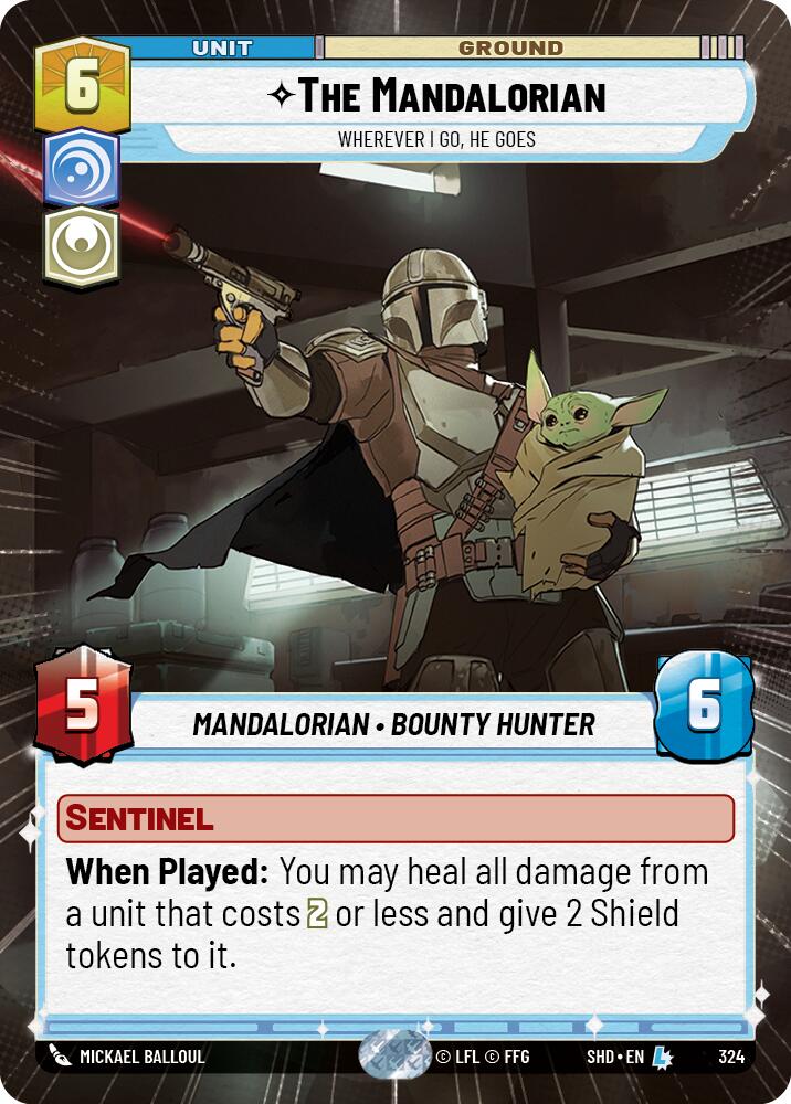 The Mandalorian - Wherever I Go, He Goes (Hyperspace) (324) [Shadows of the Galaxy] | Grognard Games