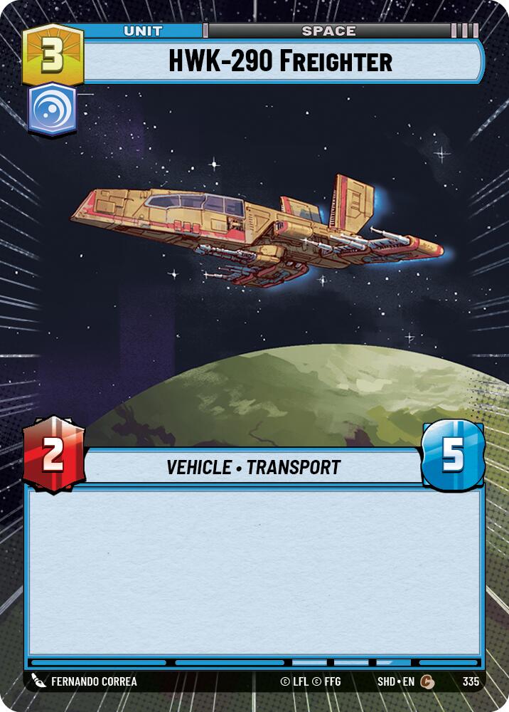 HWK-290 Freighter (Hyperspace) (335) [Shadows of the Galaxy] | Grognard Games