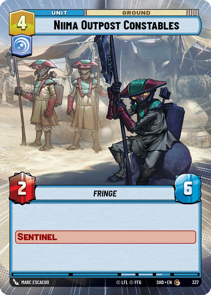 Niima Outpost Constables (Hyperspace) (337) [Shadows of the Galaxy] | Grognard Games