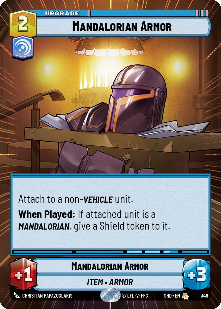 Mandalorian Armor (Hyperspace) (346) [Shadows of the Galaxy] | Grognard Games
