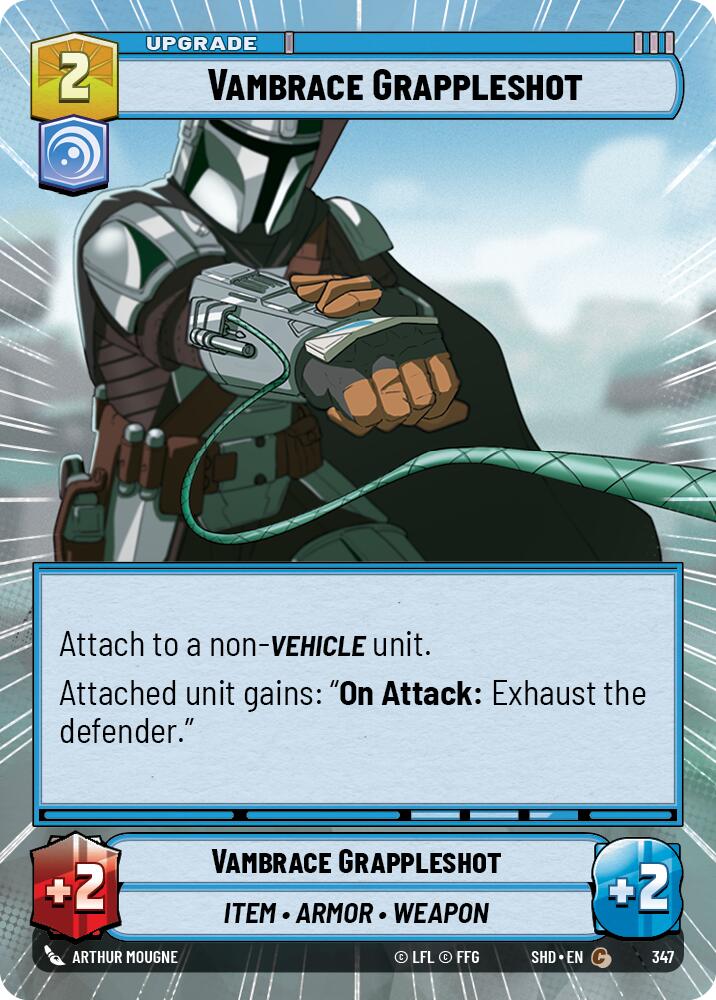 Vambrace Grappleshot (Hyperspace) (347) [Shadows of the Galaxy] | Grognard Games