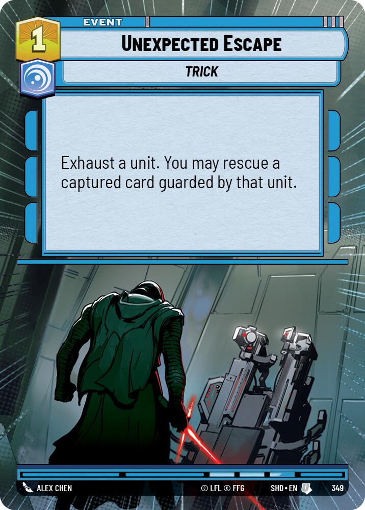 Unexpected Escape (Hyperspace) (349) [Shadows of the Galaxy] | Grognard Games