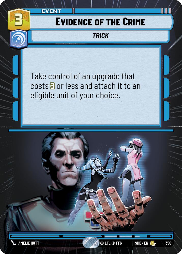 Evidence of the Crime (Hyperspace) (350) [Shadows of the Galaxy] | Grognard Games