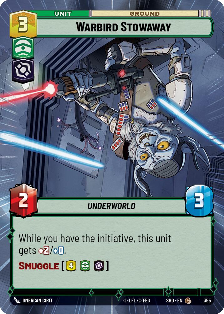 Warbird Stowaway (Hyperspace) (355) [Shadows of the Galaxy] | Grognard Games