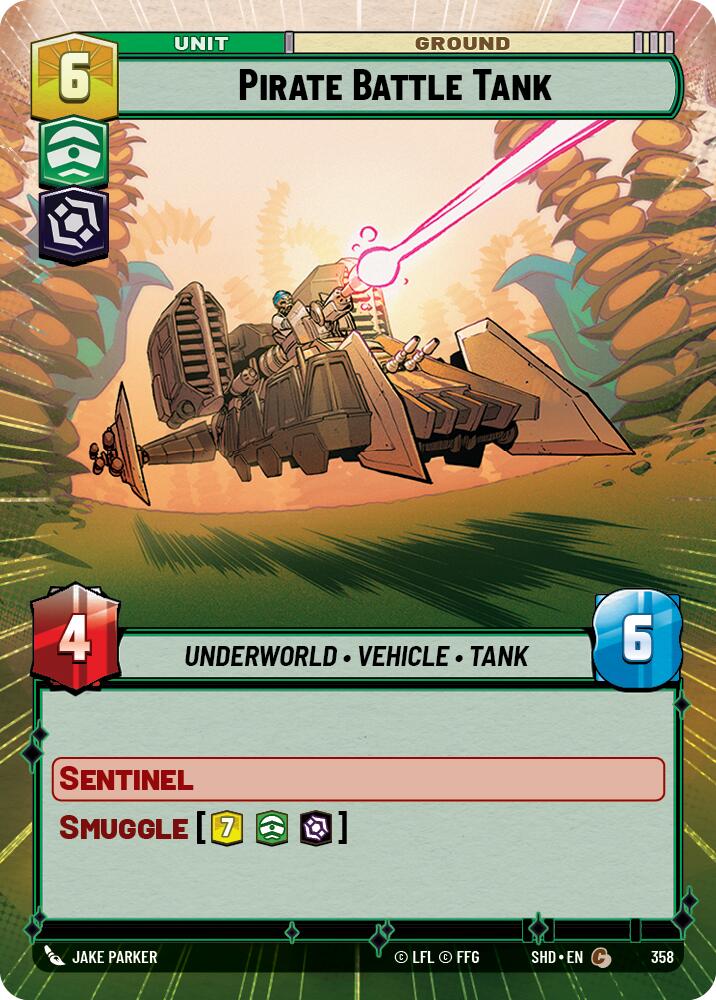 Pirate Battle Tank (Hyperspace) (358) [Shadows of the Galaxy] | Grognard Games