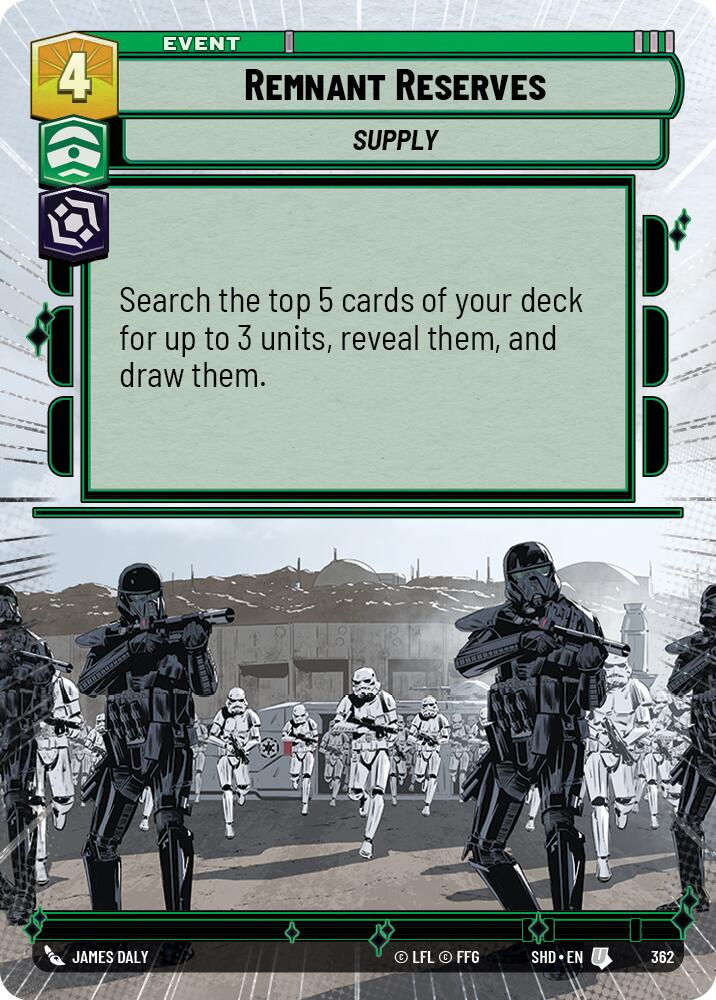 Remnant Reserves (Hyperspace) (362) [Shadows of the Galaxy] | Grognard Games