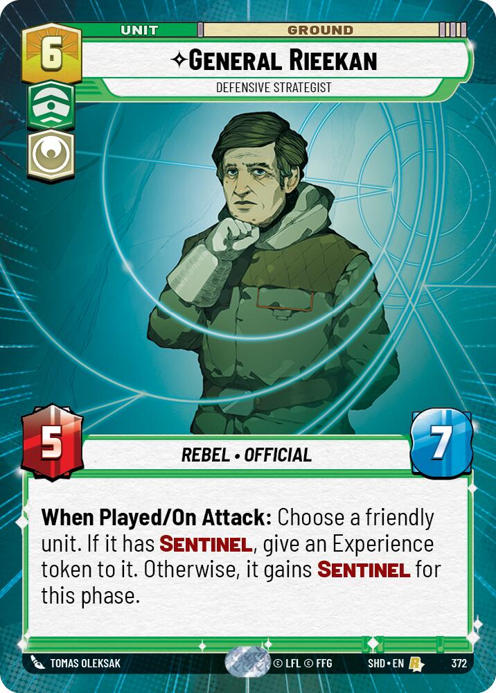 General Rieekan - Defensive Strategist (Hyperspace) (372) [Shadows of the Galaxy] | Grognard Games