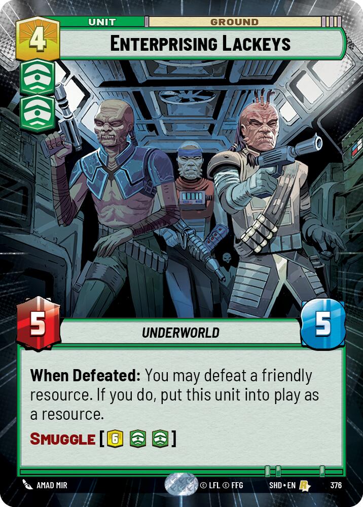 Enterprising Lackeys (Hyperspace) (376) [Shadows of the Galaxy] | Grognard Games