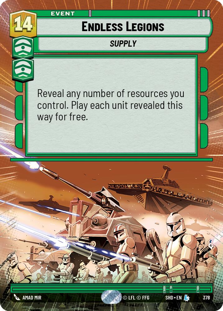 Endless Legions (Hyperspace) (378) [Shadows of the Galaxy] | Grognard Games