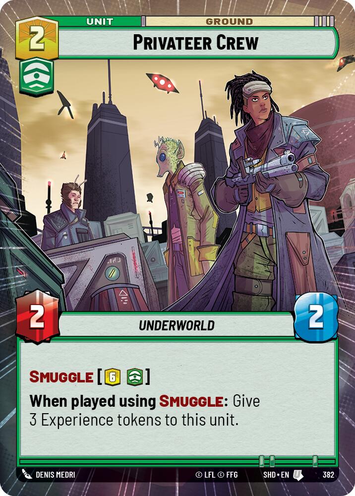Privateer Crew (Hyperspace) (382) [Shadows of the Galaxy] | Grognard Games