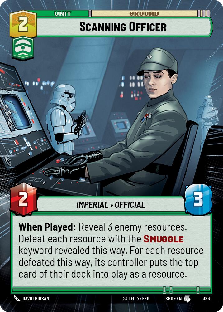 Scanning Officer (Hyperspace) (383) [Shadows of the Galaxy] | Grognard Games