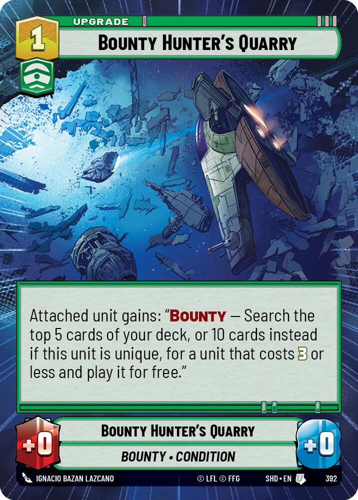 Bounty Hunter's Quarry (Hyperspace) (392) [Shadows of the Galaxy] | Grognard Games
