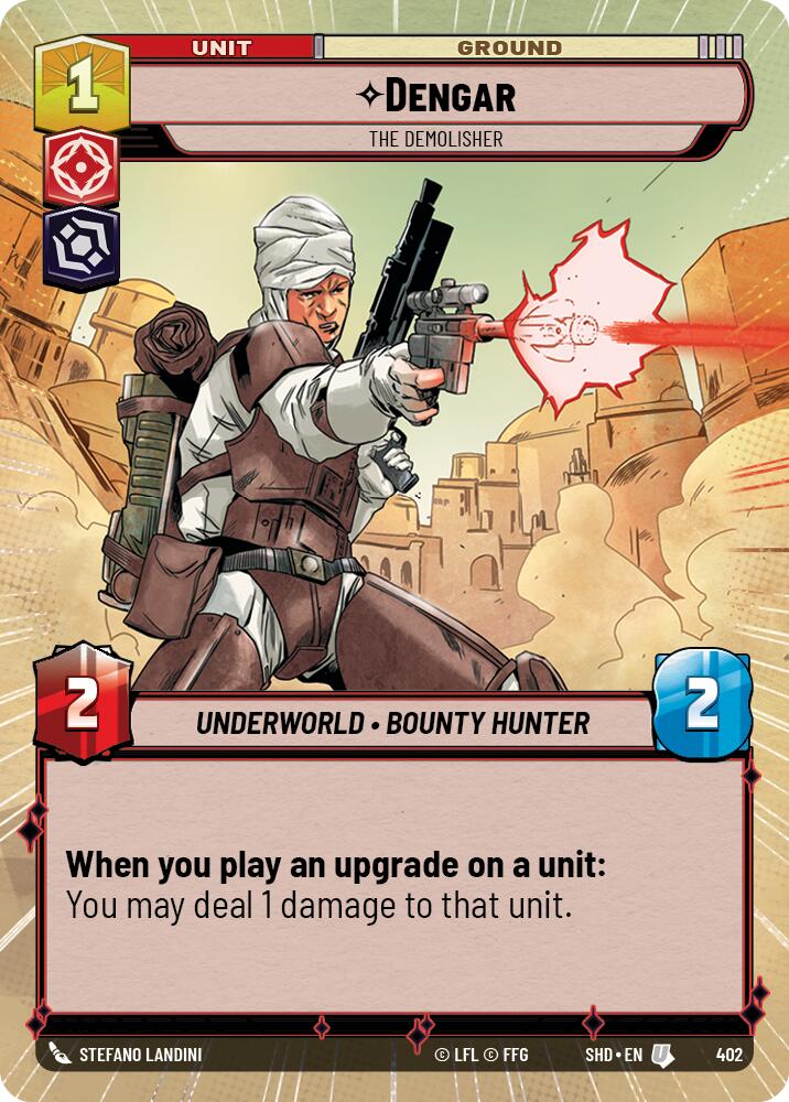 Dengar - The Demolisher (Hyperspace) (402) [Shadows of the Galaxy] | Grognard Games