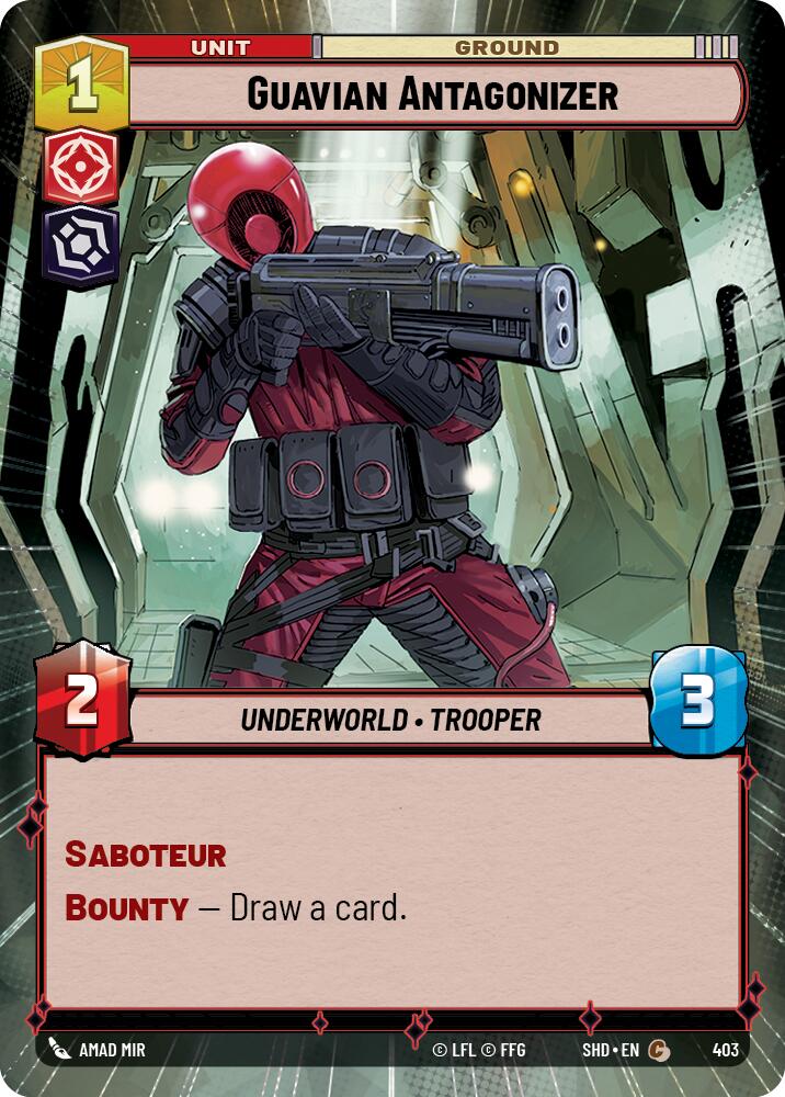 Guavian Antagonizer (Hyperspace) (403) [Shadows of the Galaxy] | Grognard Games