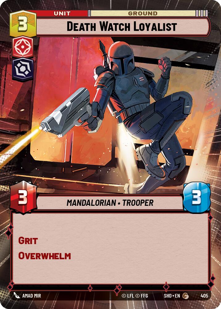 Death Watch Loyalist (Hyperspace) (405) [Shadows of the Galaxy] | Grognard Games