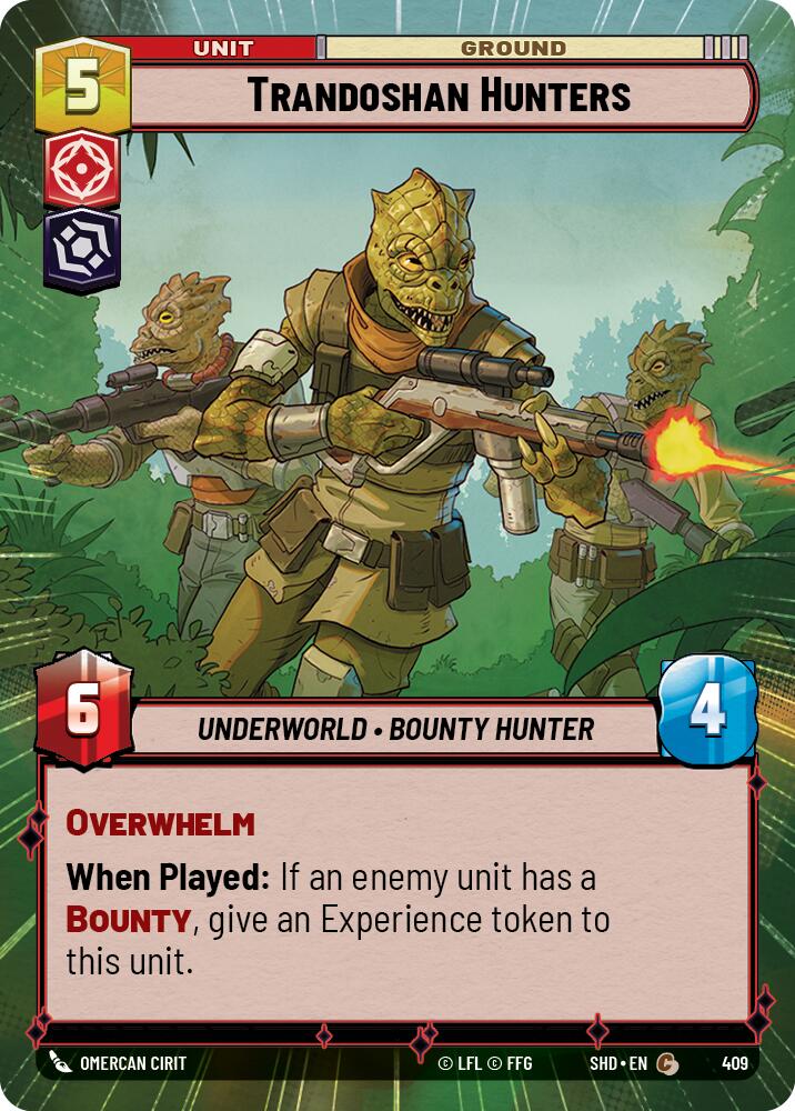 Trandoshan Hunters (Hyperspace) (409) [Shadows of the Galaxy] | Grognard Games