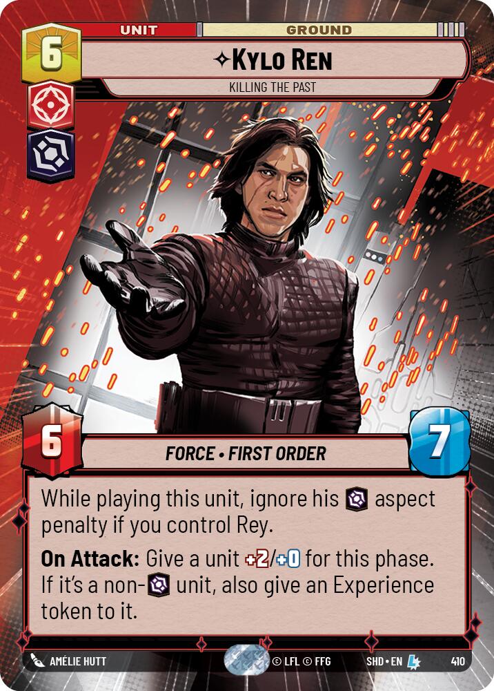 Kylo Ren - Killing the Past (Hyperspace) (410) [Shadows of the Galaxy] | Grognard Games