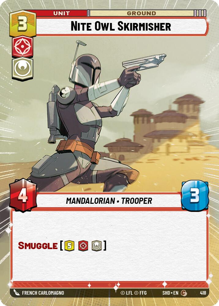 Nite Owl Skirmisher (Hyperspace) (418) [Shadows of the Galaxy] | Grognard Games