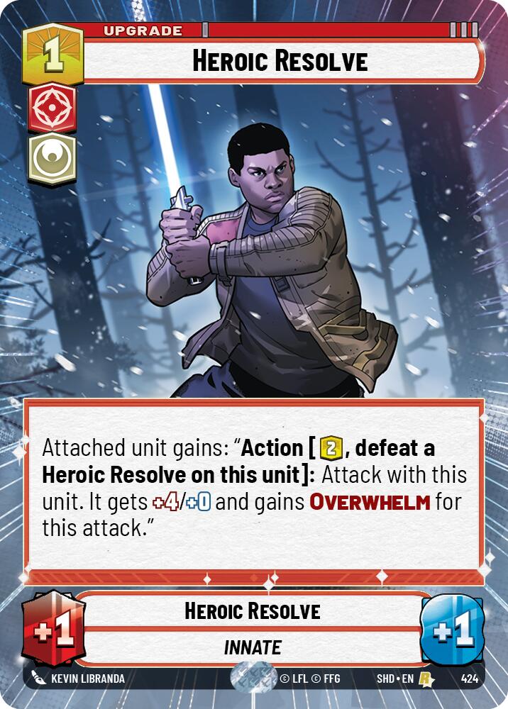 Heroic Resolve (Hyperspace) (424) [Shadows of the Galaxy] | Grognard Games