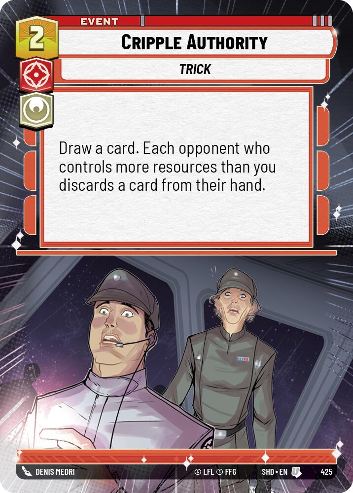 Cripple Authority (Hyperspace) (425) [Shadows of the Galaxy] | Grognard Games