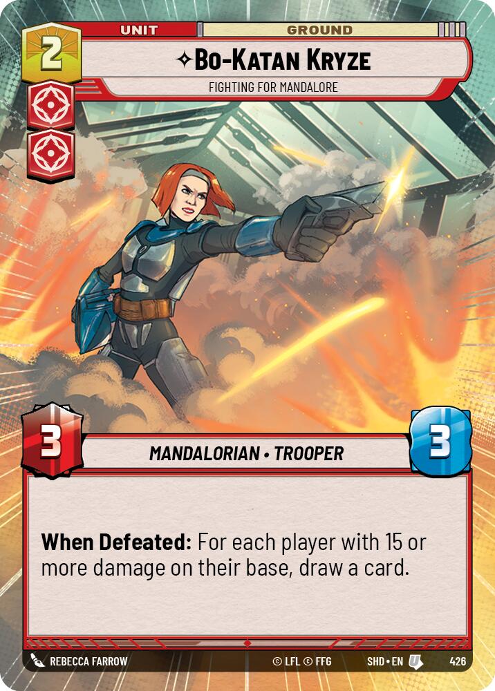 Bo-Katan Kryze - Fighting For Mandalore (Hyperspace) (426) [Shadows of the Galaxy] | Grognard Games