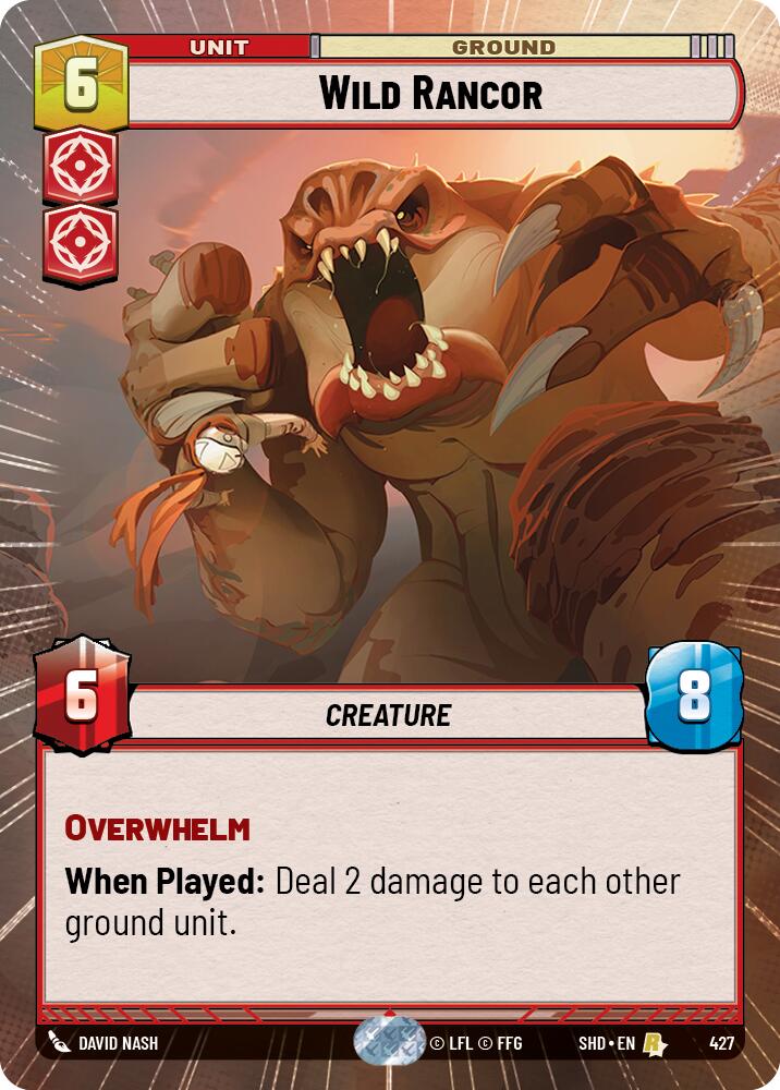 Wild Rancor (Hyperspace) (427) [Shadows of the Galaxy] | Grognard Games