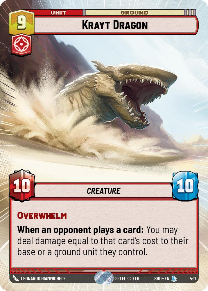 Krayt Dragon (Hyperspace) (441) [Shadows of the Galaxy] | Grognard Games