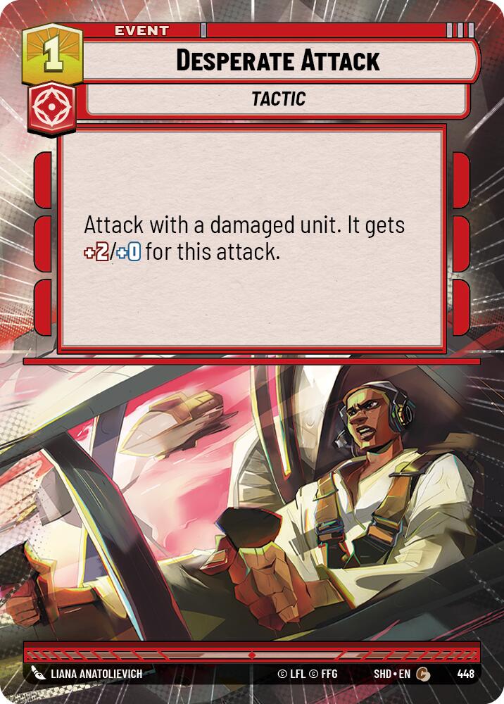 Desperate Attack (Hyperspace) (448) [Shadows of the Galaxy] | Grognard Games