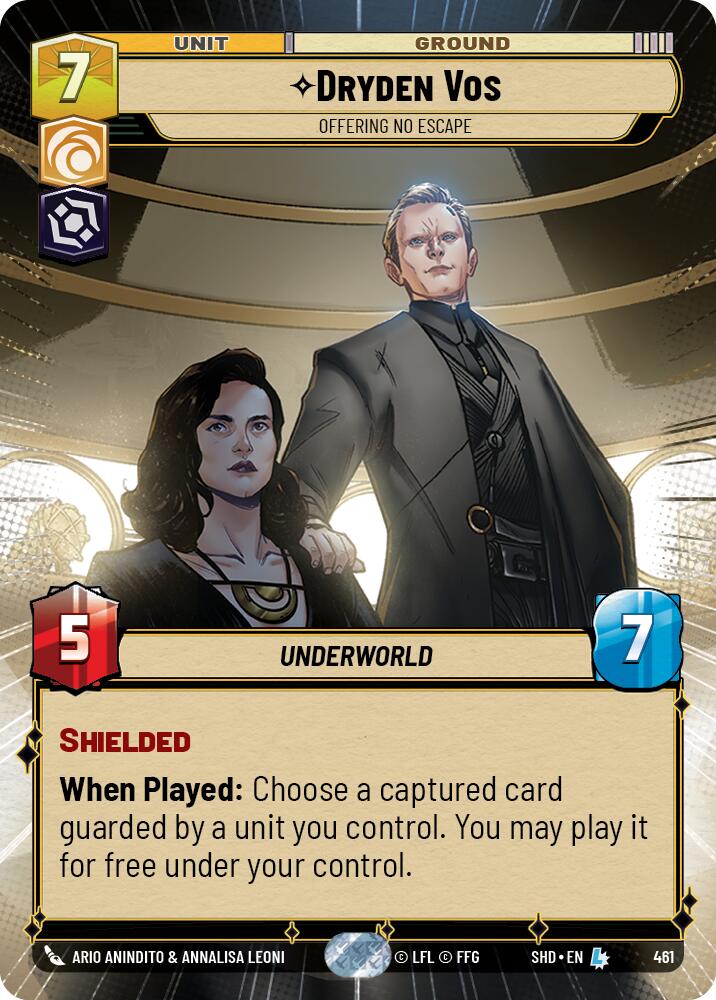 Dryden Vos - Offering No Escape (Hyperspace) (461) [Shadows of the Galaxy] | Grognard Games