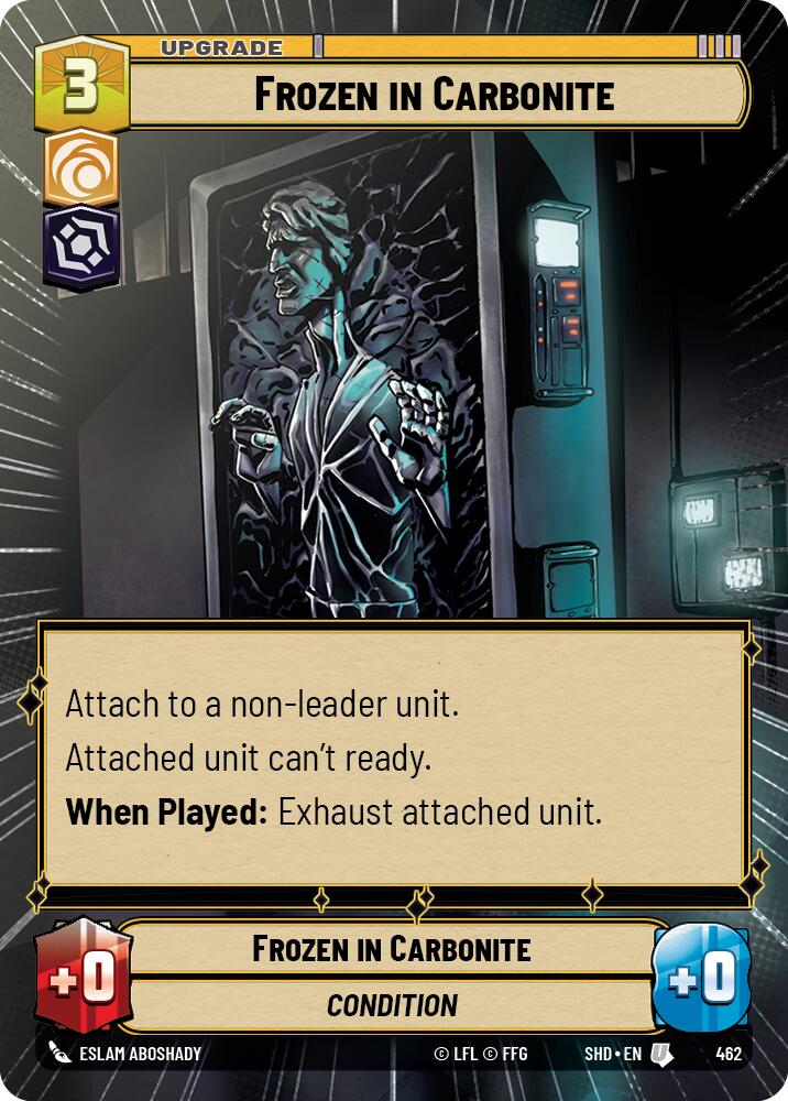Frozen in Carbonite (Hyperspace) (462) [Shadows of the Galaxy] | Grognard Games