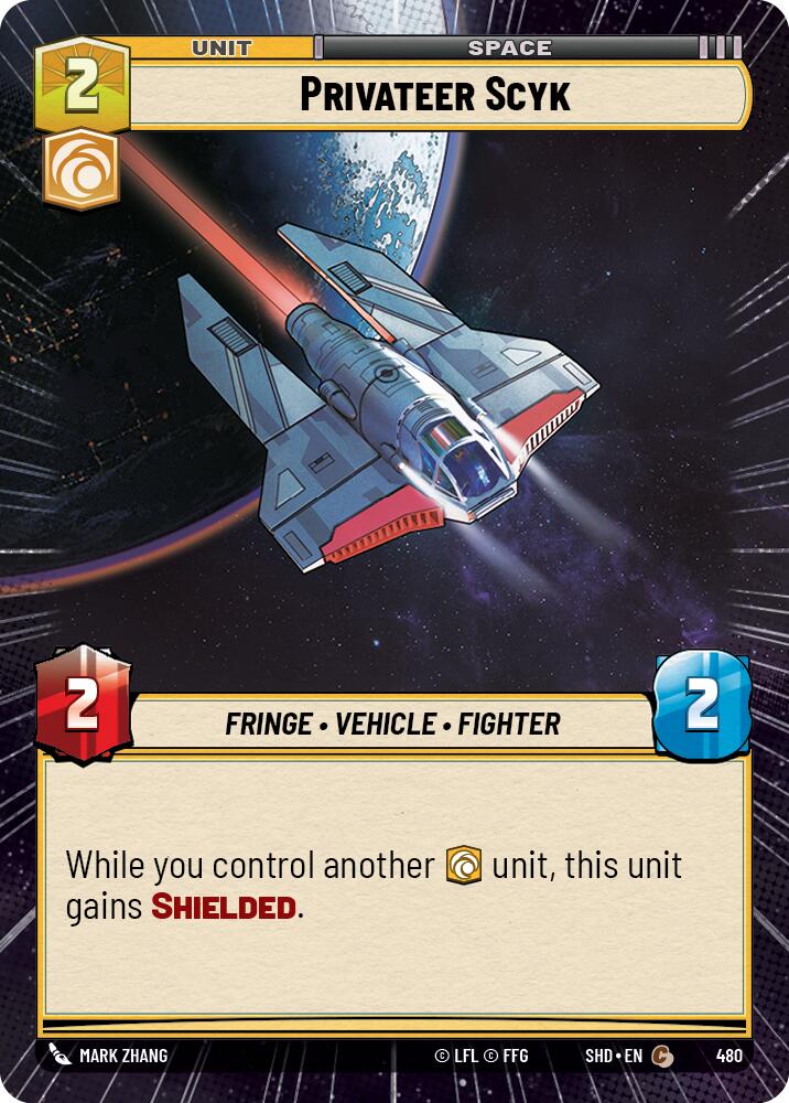 Privateer Scyk (Hyperspace) (480) [Shadows of the Galaxy] | Grognard Games