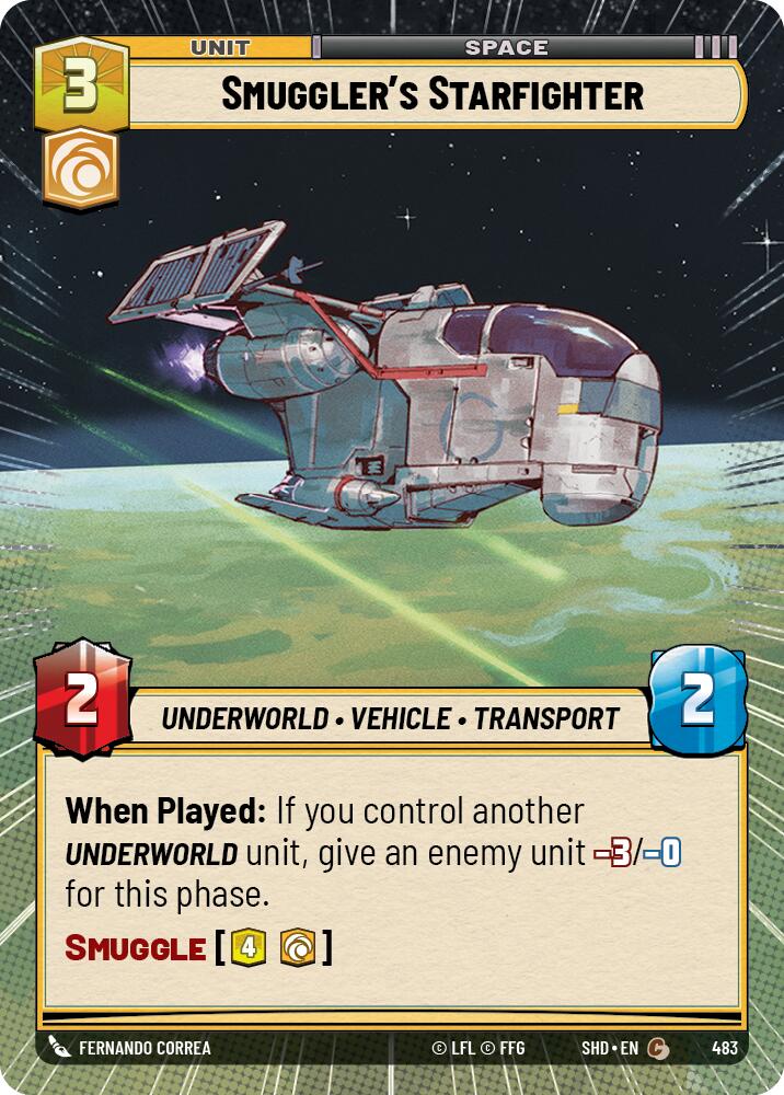 Smuggler's Starfighter (Hyperspace) (483) [Shadows of the Galaxy] | Grognard Games