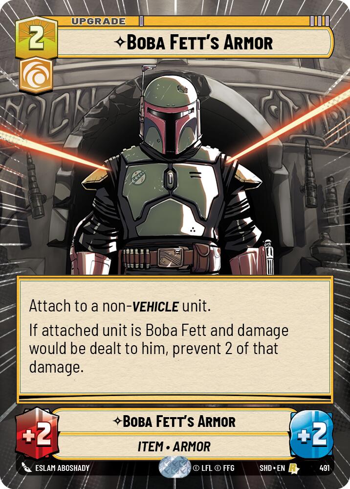 Boba Fett's Armor (Hyperspace) (491) [Shadows of the Galaxy] | Grognard Games