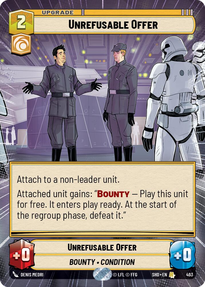 Unrefusable Offer (Hyperspace) (493) [Shadows of the Galaxy] | Grognard Games