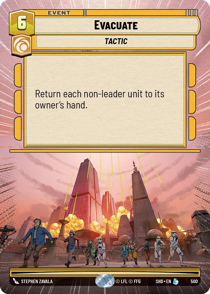 Evacuate (Hyperspace) (500) [Shadows of the Galaxy] | Grognard Games