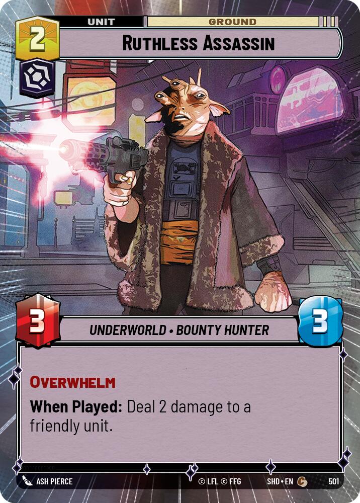Ruthless Assassin (Hyperspace) (501) [Shadows of the Galaxy] | Grognard Games