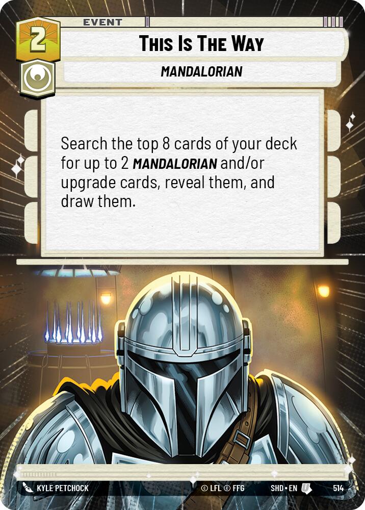This Is The Way (Hyperspace) (514) [Shadows of the Galaxy] | Grognard Games