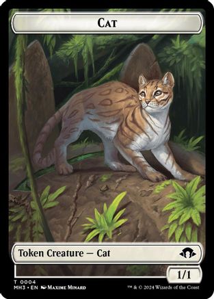 Cat // Energy Reserve Double-Sided Token (MH3-4 // 36) - Modern Horizons 3 | Grognard Games