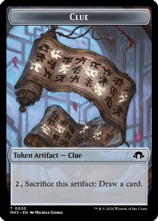 Clue Token // Energy Reserve Double-Sided Token (MH3-30 // 36) - Modern Horizons 3 | Grognard Games