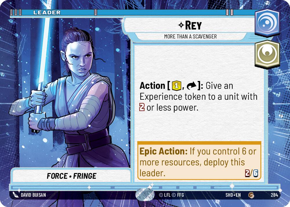 Rey - More Than a Scavenger (Hyperspace) (284) [Shadows of the Galaxy] | Grognard Games