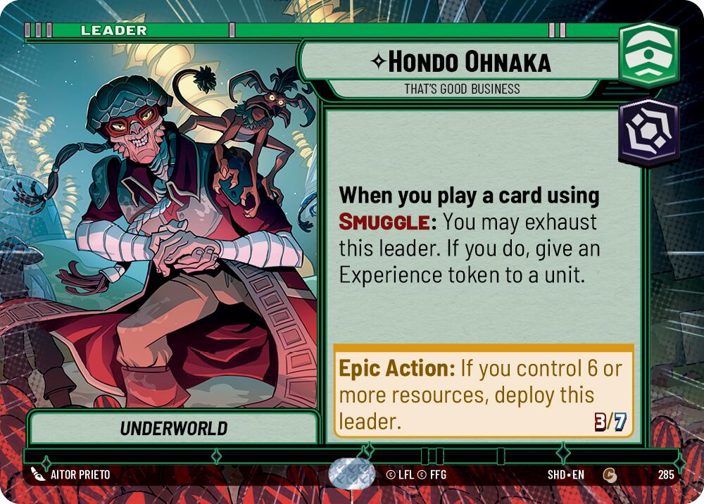 Hondo Ohnaka - That's Good Business (Hyperspace) (285) [Shadows of the Galaxy] | Grognard Games