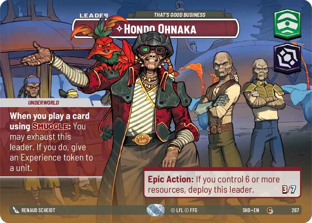 Hondo Ohnaka - That's Good Business (Showcase) (267) [Shadows of the Galaxy] | Grognard Games
