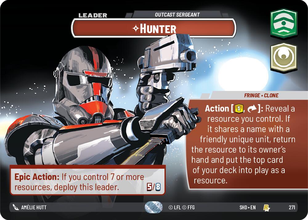 Hunter - Outcast Sergeant (Showcase) (271) [Shadows of the Galaxy] | Grognard Games
