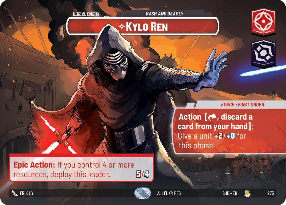 Kylo Ren - Rash and Deadly (Showcase) (273) [Shadows of the Galaxy] | Grognard Games